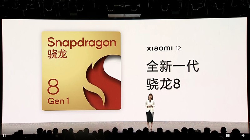 Xiaomi 12 được trang bị con chip Snapdragon 8 Gen 1 Xiaomi 12 được trang bị con chip Snapdragon 8 Gen 1
