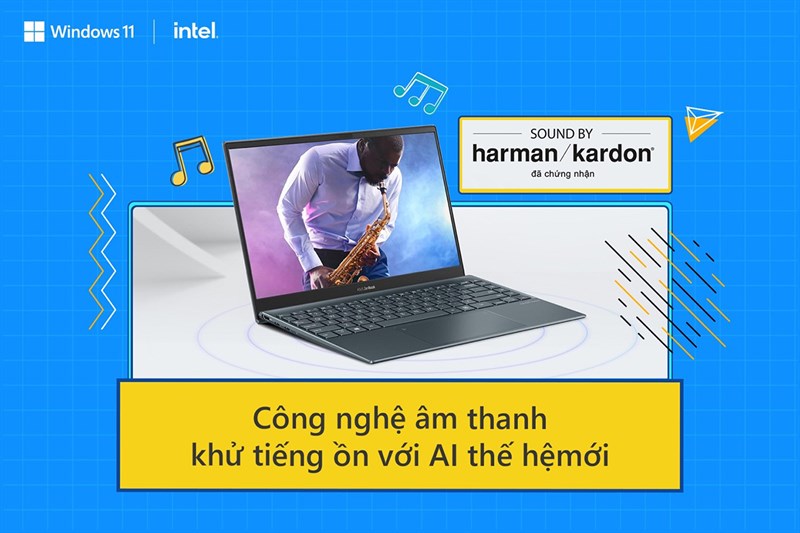 Hệ thống âm thanh đỉnh cao trên Laptop Asus Zenbook UX425EA Hệ thống âm thanh đỉnh cao trên Laptop Asus Zenbook UX425EA