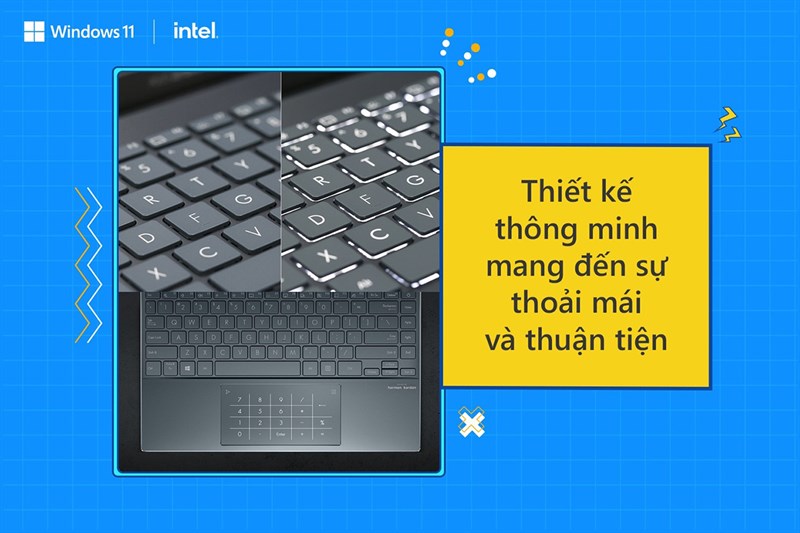 Thiết kế hướng tới sự thoải mái và thuận tiện của Laptop Asus Zenbook UX425EA Thiết kế hướng tới sự thoải mái và thuận tiện của Laptop Asus Zenbook UX425EA