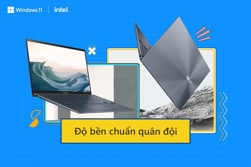 Laptop Asus Zenbook UX425EA có độ bền chuẩn quân đội Laptop Asus Zenbook UX425EA có độ bền chuẩn quân đội