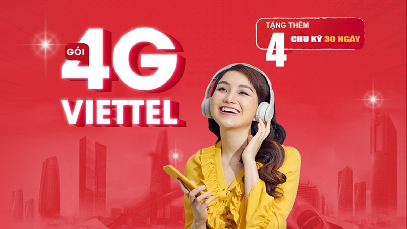 Cách đăng 4G Viettel ưu đãi