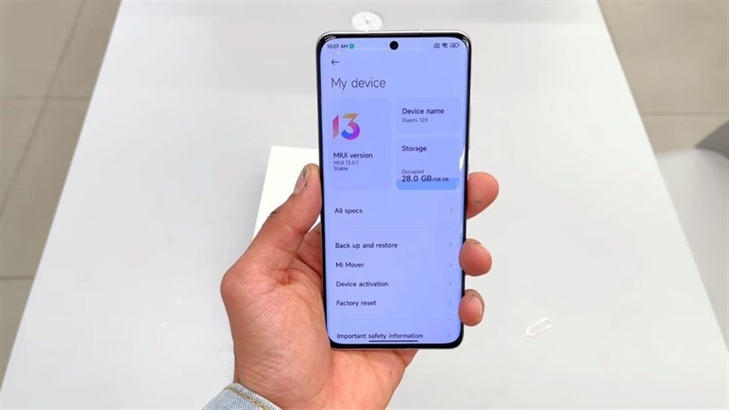 Trên tay Xiaomi 12X