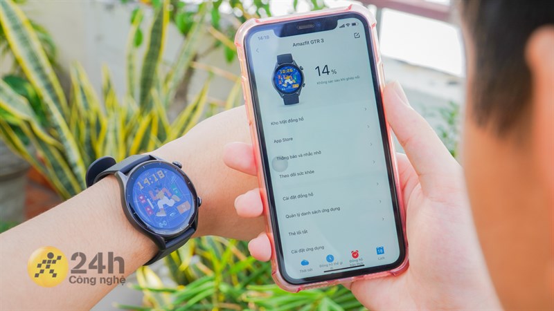 Amazfit GTR 3 kết nối với điện thoại 