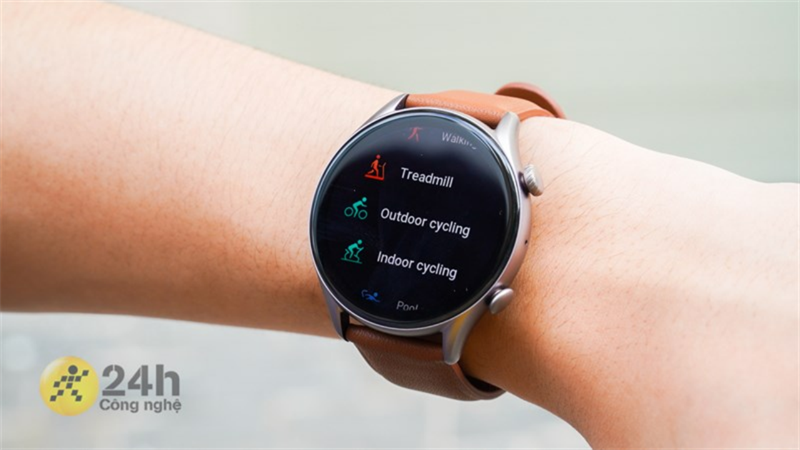 Amazfit GTR 3 Pro đa dạng chế độ luyện tập chuyên nghiệp.