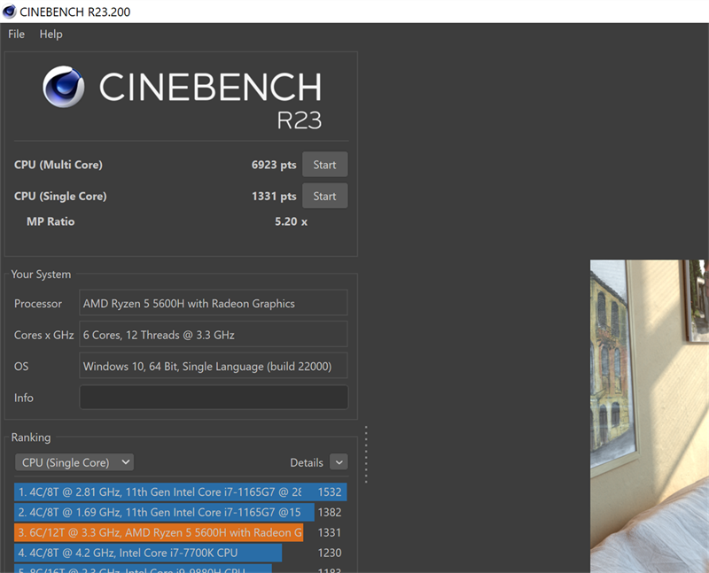 Điểm Cinebench R23 của ASUS VivoBook Pro 14x OLED M7400QC. Điểm Cinebench R23 của ASUS VivoBook Pro 14x OLED M7400QC.