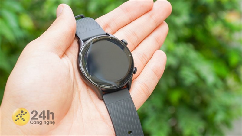 Dây đeo Amazfit GTR 3 được làm từ cao su, mang đến sự thoải mái, dễ chịu khi đeo Dây đeo Amazfit GTR 3 được làm từ cao su, mang đến sự thoải mái, dễ chịu khi đeo