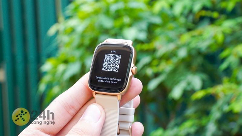 Màn hình AMOLED rõ nét trên Amazfit GTS 3 Màn hình AMOLED rõ nét trên Amazfit GTS 3