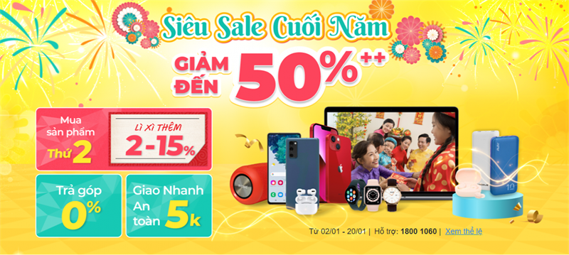 siêu sale cuối năm