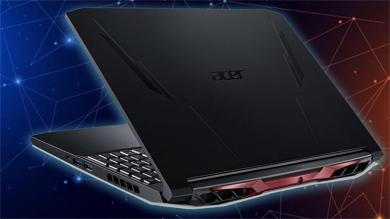 Thiết kế mạnh mẽ vô cùng cứng cáp của laptop Acer Nitro 5 Gaming AN515.