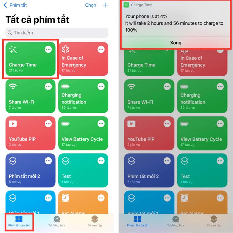 Cách xem thời gian sạc đầy pin iPhone Cách xem thời gian sạc đầy pin iPhone