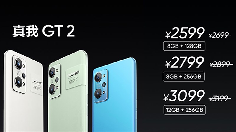 Realme GT 2 có mức giá phải chăng so với thông số của máy Realme GT 2 có mức giá phải chăng so với thông số của máy
