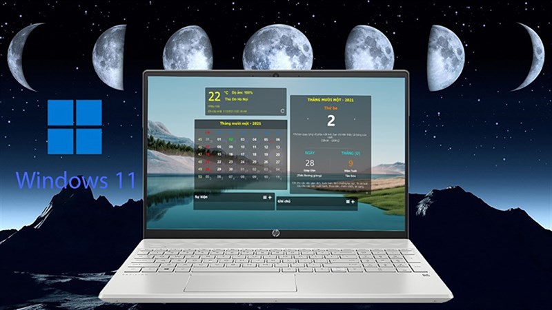 Cách xem lịch âm trên Windows 11