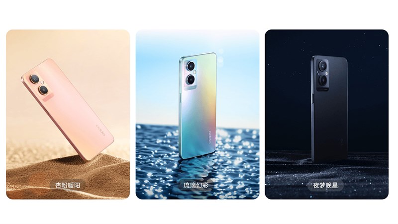 OPPO A96 5G có nhiều màu sắc đẹp, trẻ trung OPPO A96 5G có nhiều màu sắc đẹp, trẻ trung