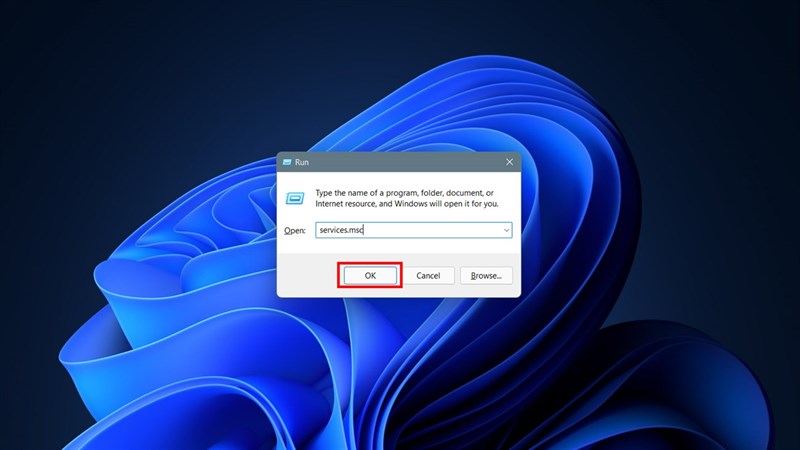 Tổng hợp những cách mở ứng dụng Services trong Windows 11
