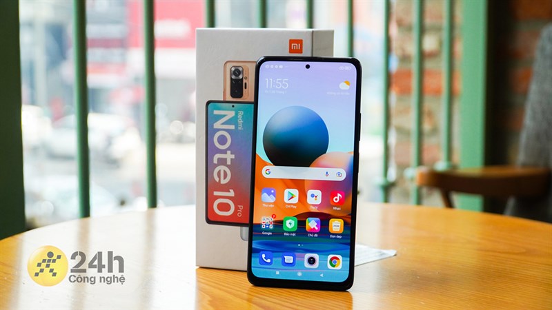 Xiaomi Redmi Note 10 Pro có màn hình đẹp và sắc nét