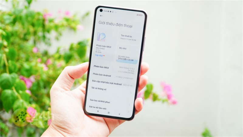 Cấu hình mạnh mẽ trên điện thoại Xiaomi 11 Lite NE