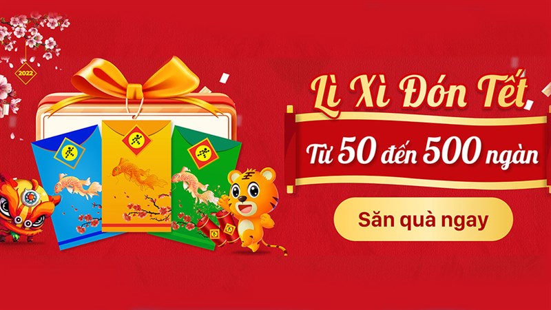 Tham gia Mini Game: Săn mã giảm lì xì đón Tết lên đến 500.000 đồng