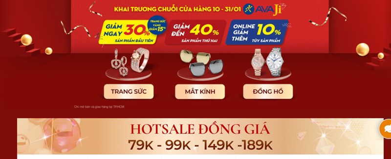 Ưu đãi hấp dẫn mừng khai trương tại AVAJi