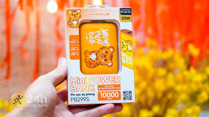Pin sạc dự phòng 10000mAh Type C Pin sạc dự phòng 10000mAh Type C