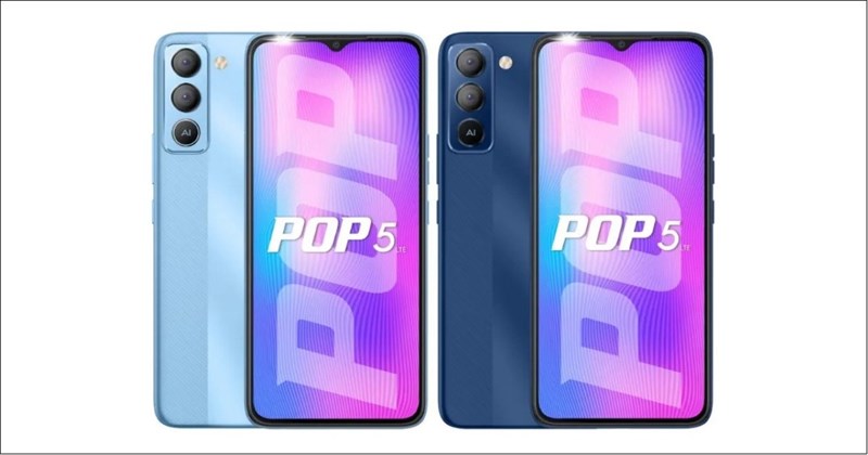 Tecno POP 5 LTE Ra mắt với Android 11 (Go Edition), Pin 5000mAh Tecno POP 5 LTE Ra mắt với Android 11 (Go Edition), Pin 5000mAh