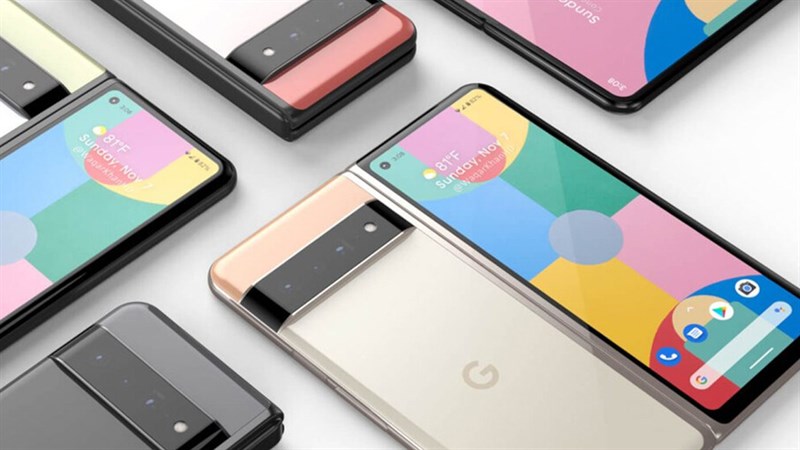 Google Pixel màn hình gập lộ diện Google Pixel màn hình gập lộ diện