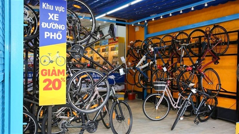 Khu vực xe đạp đường phố tại AVAcycle