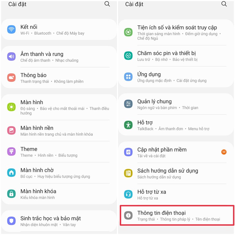 Cách kiểm tra tần số quét trên điện thoại Samsung Cách kiểm tra tần số quét trên điện thoại Samsung