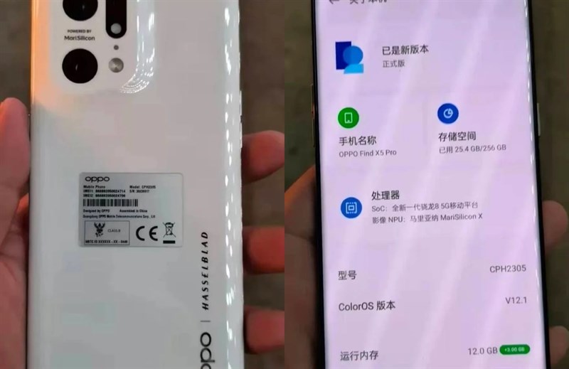 Ảnh chụp thực tế OPPO Find X5 Pro xuất hiện Ảnh chụp thực tế OPPO Find X5 Pro xuất hiện