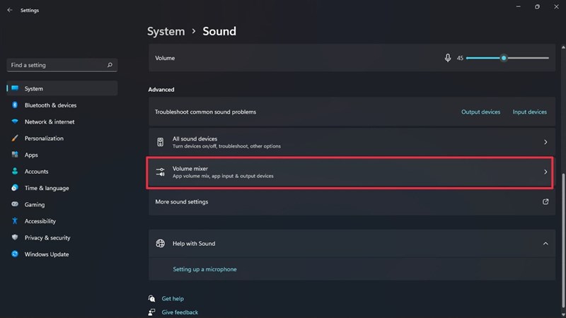 Cách điều chỉnh âm lượng của từng ứng trên Windows 11 Cách điều chỉnh âm lượng của từng ứng trên Windows 11