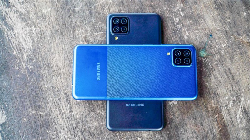 Cụm 4 camera của Samsung Galaxy A12 Cụm 4 camera của Samsung Galaxy A12