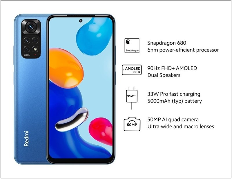 Redmi Note 11 toàn cầu sẽ đi kèm với màn hình 90Hz, Snapdragon 680