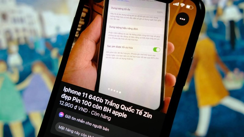 Những chiếc iPhone cũ, pin 100% được rao bán trên Facebook và các trang rao vặt Những chiếc iPhone cũ, pin 100% được rao bán trên Facebook và các trang rao vặt