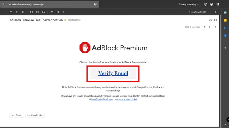 cách nhận miễn phí 1 năm sử dụng AdBlock Premium