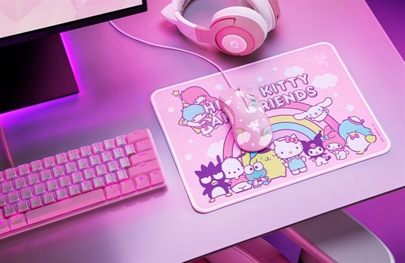Dòng Razer X Hello Kitty mới có những sản phẩm rất dễ thương