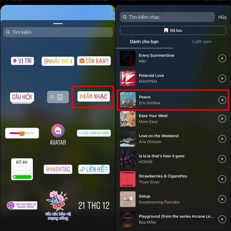 Cách ẩn tên bài hát trên story Instagram và Facebook Cách ẩn tên bài hát trên story Instagram và Facebook