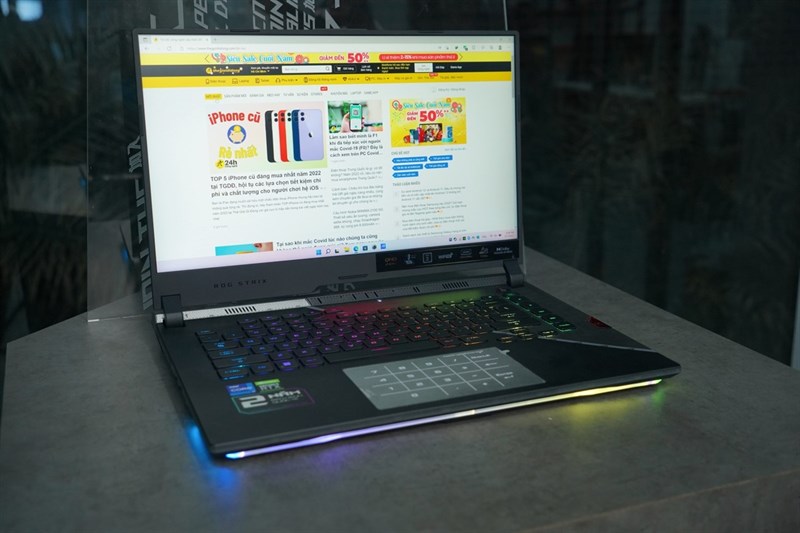 ASUS ROG Strix SCAR 15 (2022) thực sự là một mẫu laptop gaming đáng mua. Nguồn: ASUS. ASUS ROG Strix SCAR 15 (2022) thực sự là một mẫu laptop gaming đáng mua. Nguồn: ASUS.