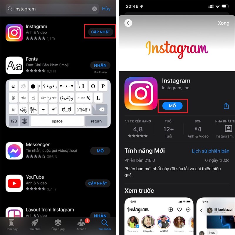 cách khắc phục lỗi Instagram không hiện thông báo trên iPhone