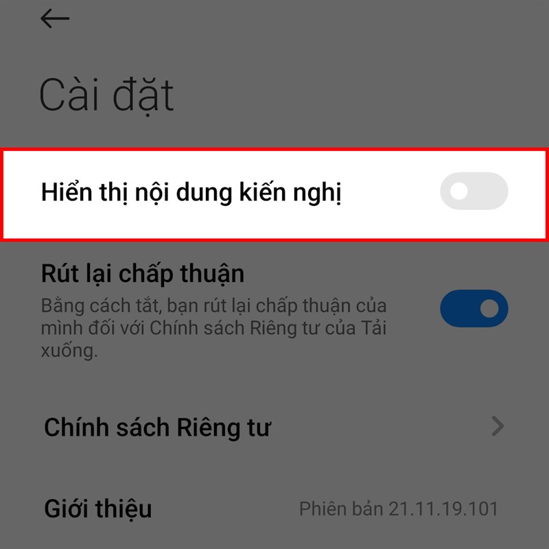 Tắt quảng cáo Xiaomi Tắt quảng cáo Xiaomi