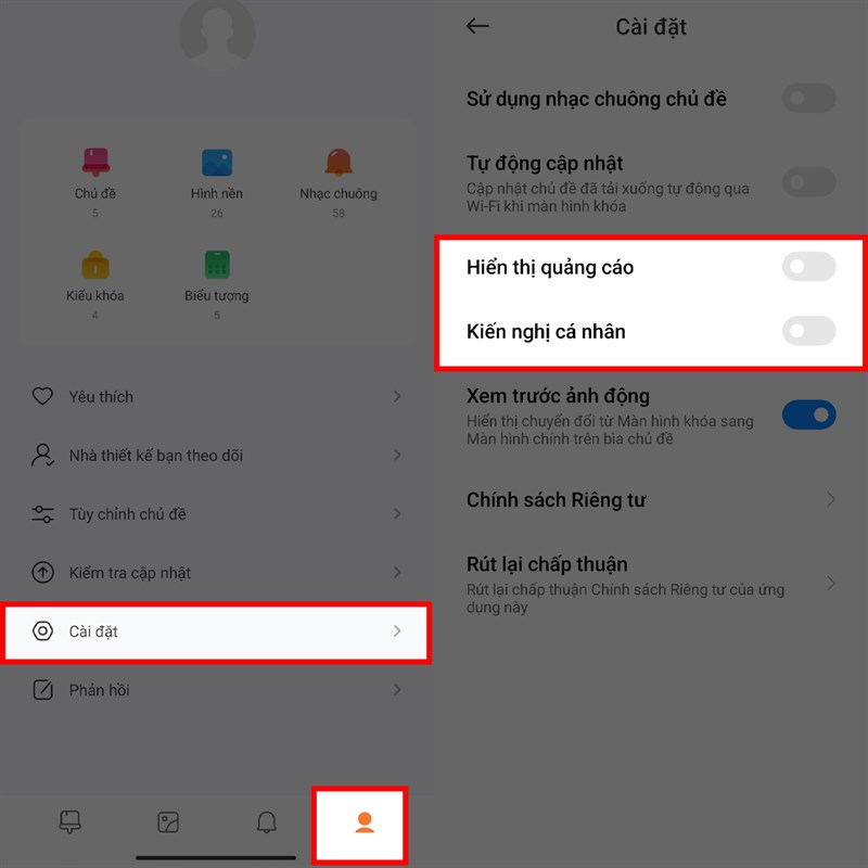 Tắt quảng cáo Xiaomi Tắt quảng cáo Xiaomi