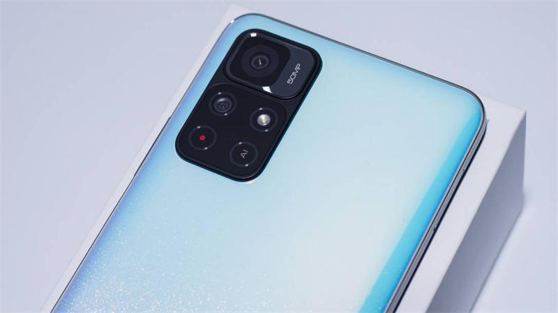 Cụm 2 camera phía sau của Redmi Note 11 có độ phân giải lên tới 50 MP