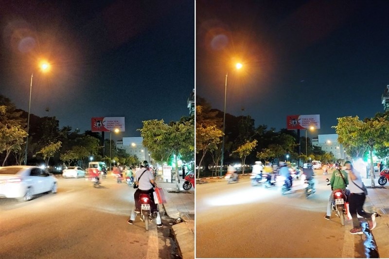 Ảnh chụp khi bật chế độ ban đêm (Night Mode) Ảnh chụp khi bật chế độ ban đêm (Night Mode)