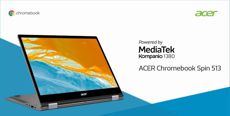 MediaTek ra mắt chip Kompanio 1380 cho Chromebook cao cấp