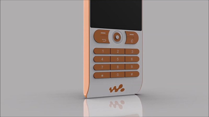 Sony Ericsson W200 2022 vẫn giữ bàn phím vật lý