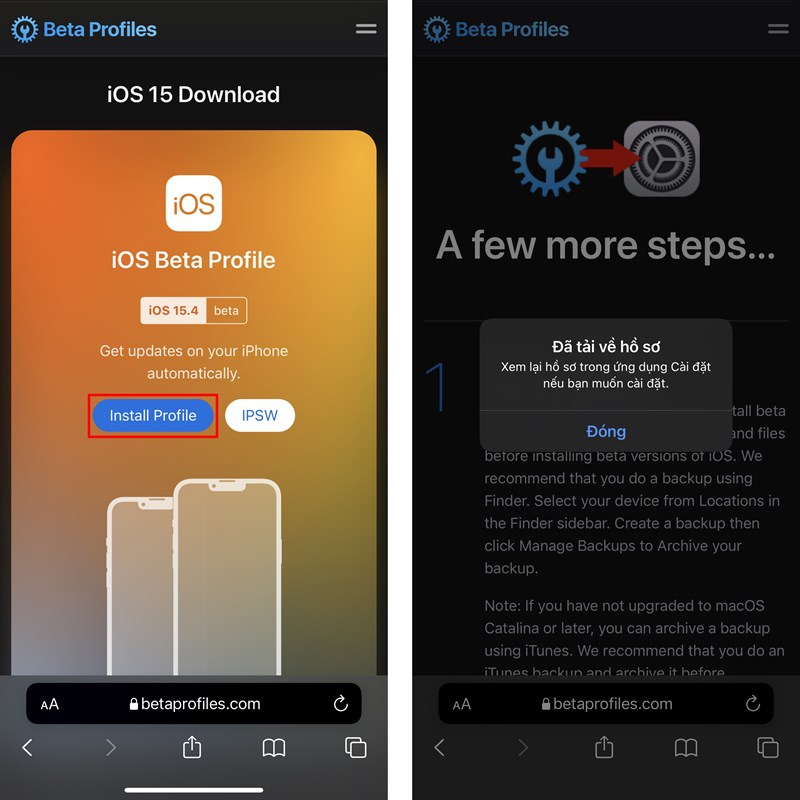 Cách cập nhật iOS 15.4 Beta 1 Cách cập nhật iOS 15.4 Beta 1