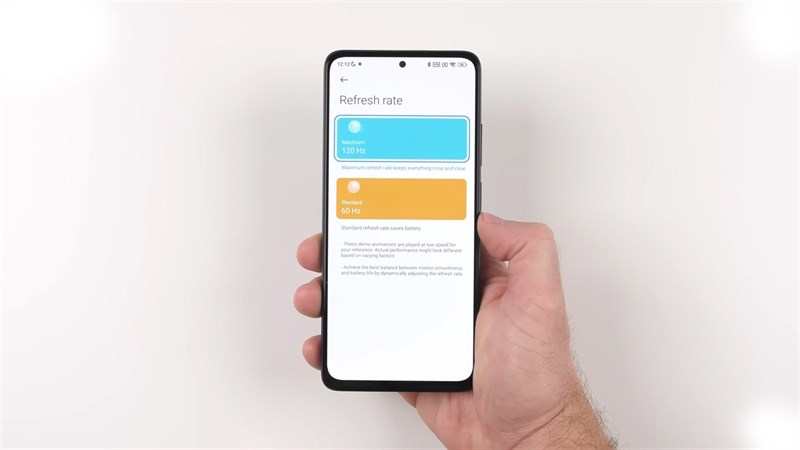 Redmi Note 11 Pro 5G hỗ trợ màn hình 120 Hz. Nguồn: TechNik.