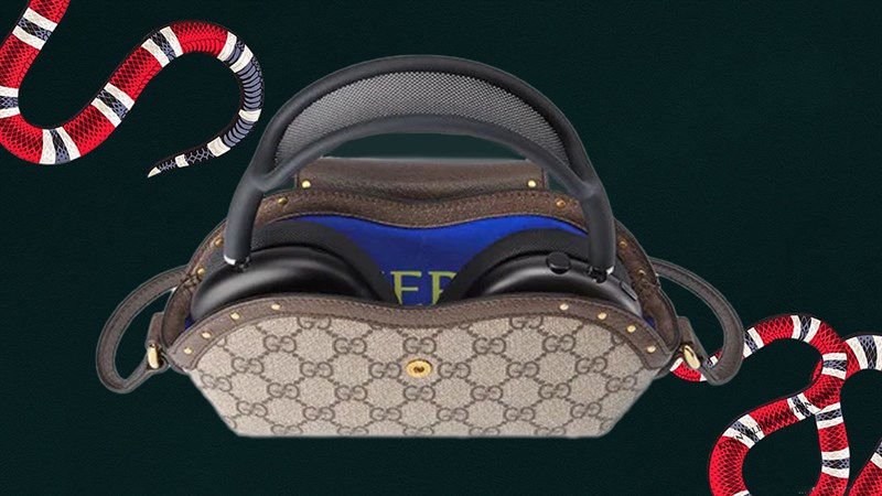 Chiếc túi đựng tai nghe AirPods Max, mang thương hiệu Gucci sang chảnh
