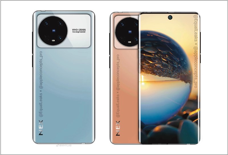 Hình ảnh render Vivo NEX 5 lộ diện Hình ảnh render Vivo NEX 5 lộ diện