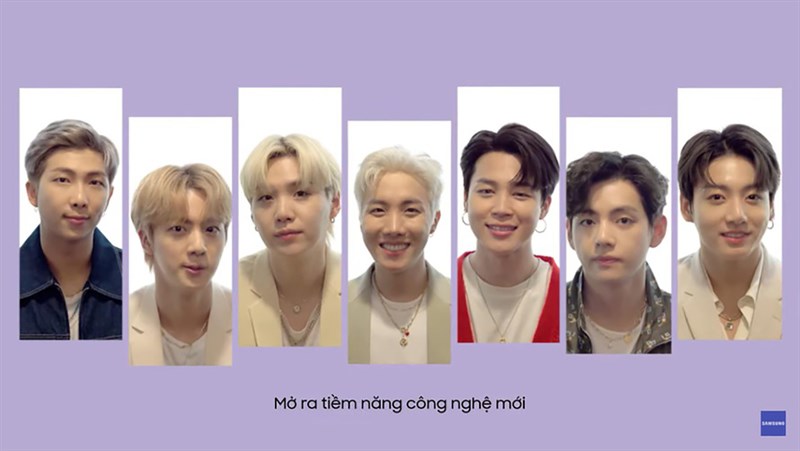 Nhóm nhạc BTS đồng hành cùng Samsung tại Galaxy Unpacked 2021 Nhóm nhạc BTS đồng hành cùng Samsung tại Galaxy Unpacked 2021