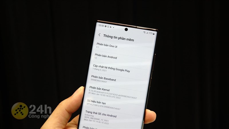Samsung Galaxy S22 Ultra cấu hình Samsung Galaxy S22 Ultra cấu hình