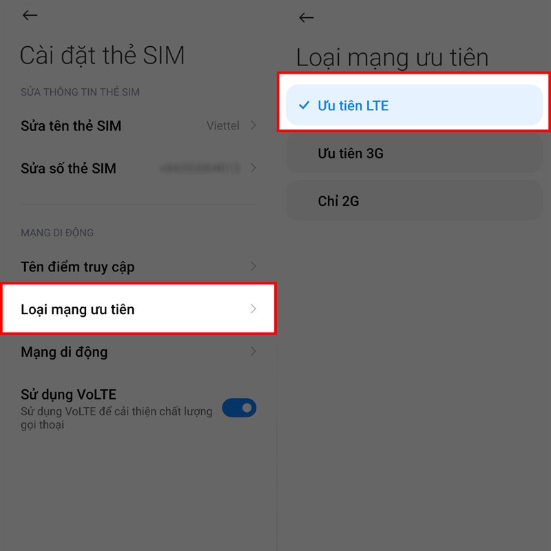 Cách khắc phục lỗi không bật được 4G trên Xiaomi Cách khắc phục lỗi không bật được 4G trên Xiaomi